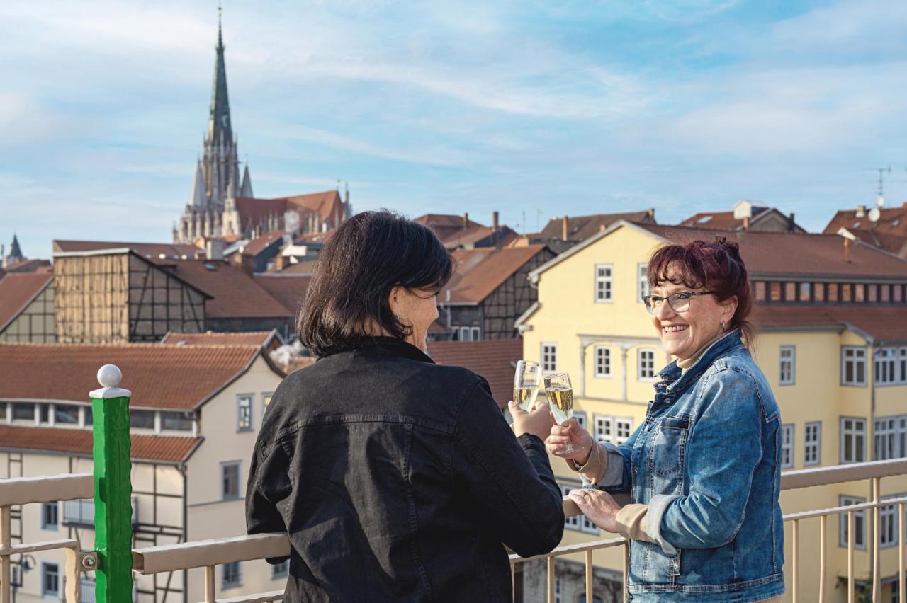 Muehlhaeuser Hof Und Stadtmauer Hotel Mühlhausen Buitenkant foto