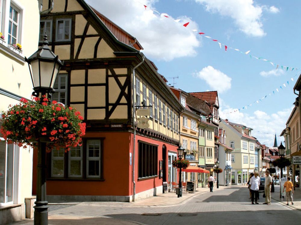 Muehlhaeuser Hof Und Stadtmauer Hotel Mühlhausen Buitenkant foto