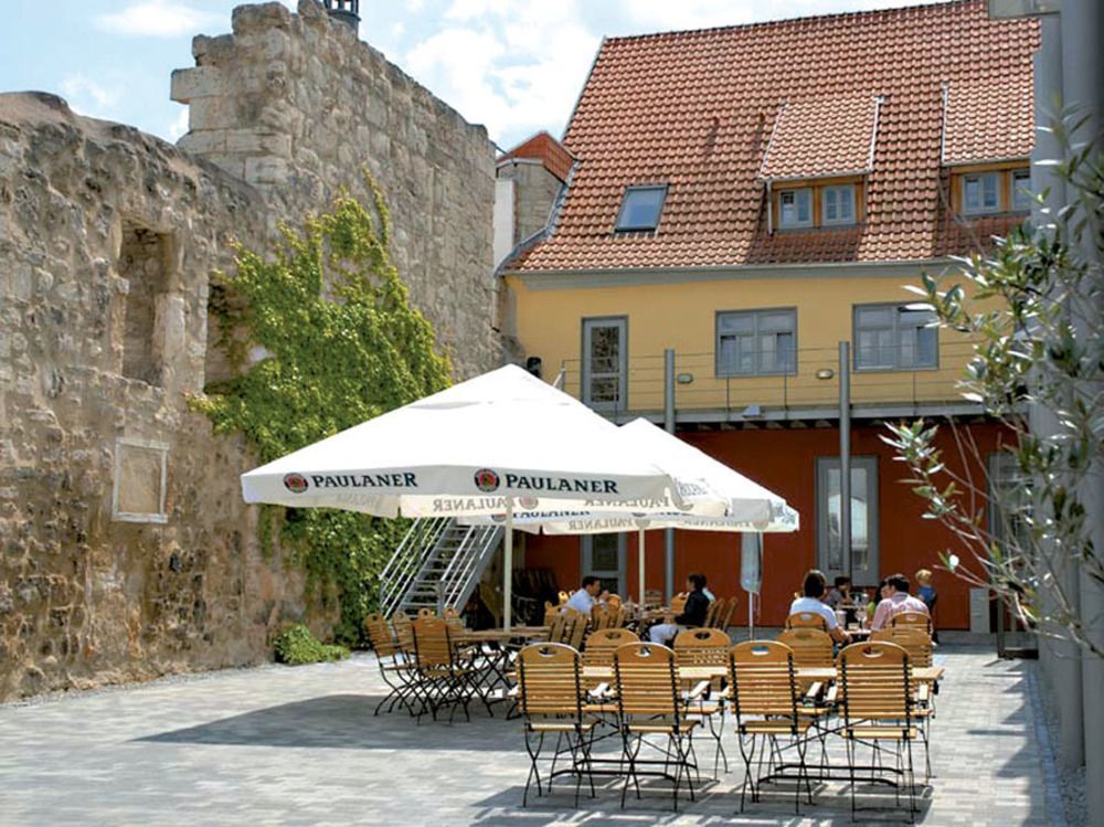 Muehlhaeuser Hof Und Stadtmauer Mühlhausen Buitenkant foto